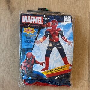 NWT Marvel Spider-Man Muscle Costume - Red, Blue & Black size M (age 8-10)